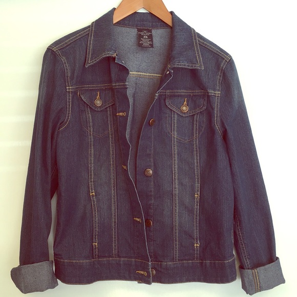 Sz Small (4-6) Denim jacket Faded Glory - Picture 2 of 6